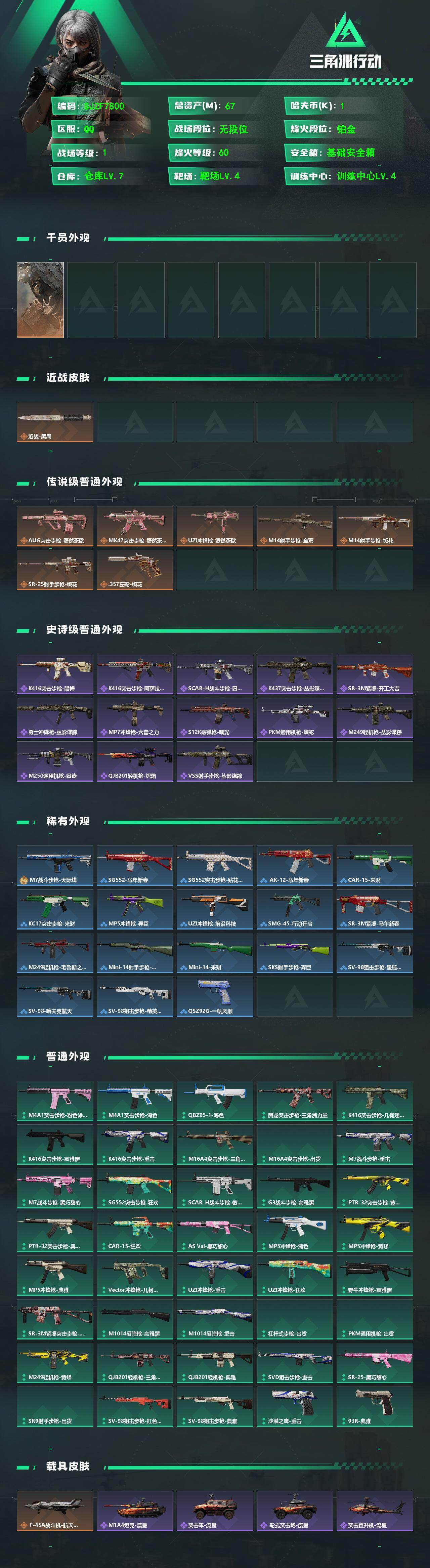 SJZEY4117054三角洲行动账号详情图2
