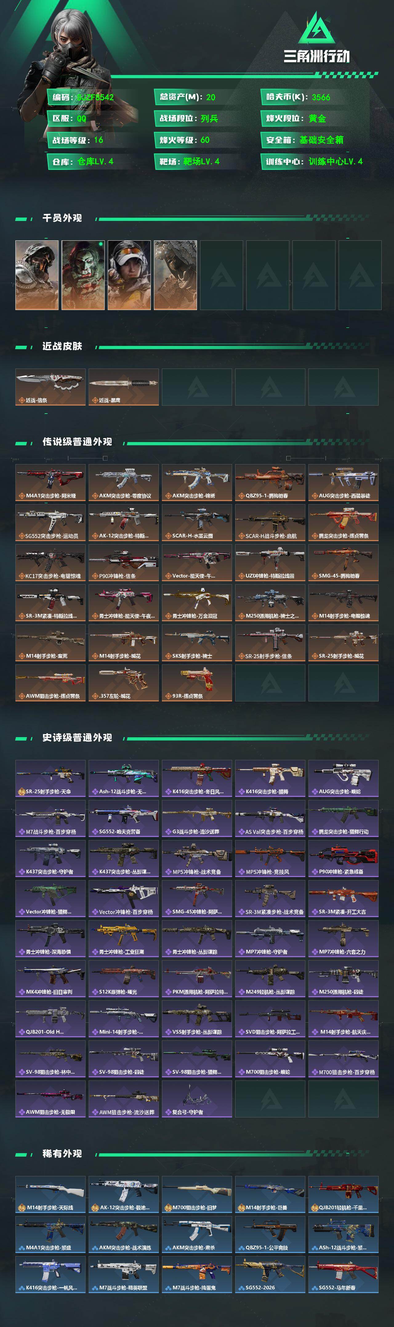 SJZEY4117071三角洲行动账号详情图2