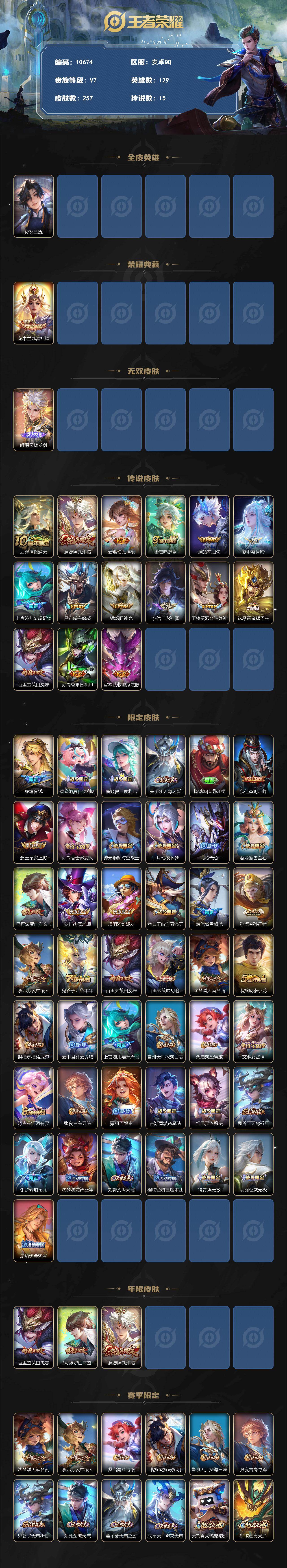 WZEY4357867王者荣耀账号详情图2