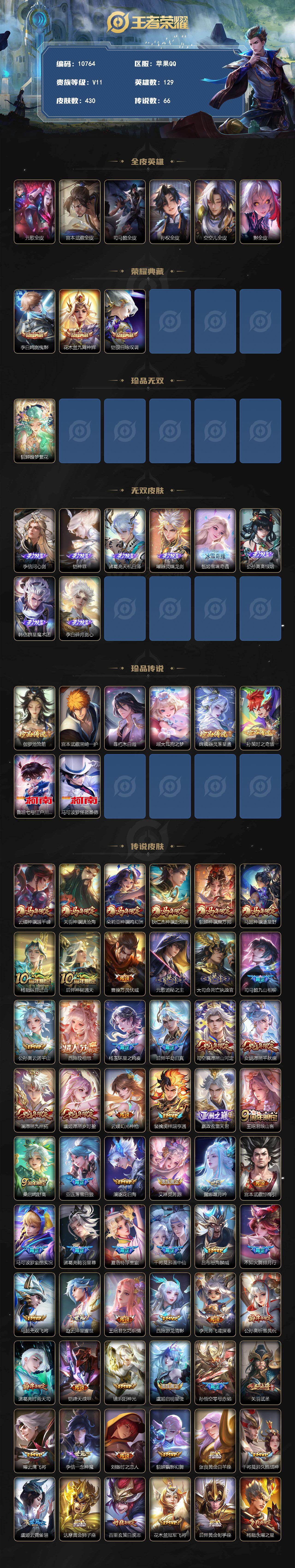 WZEY4360345王者荣耀账号详情图2