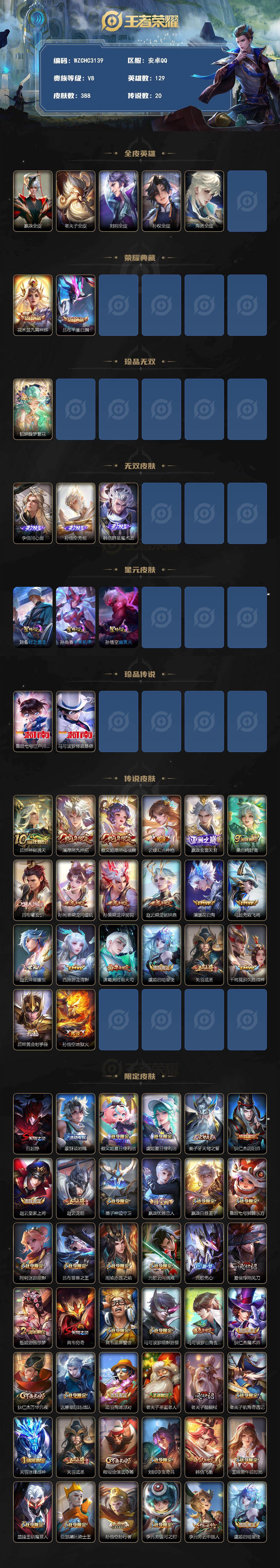 WZEY4359191王者荣耀账号详情图2