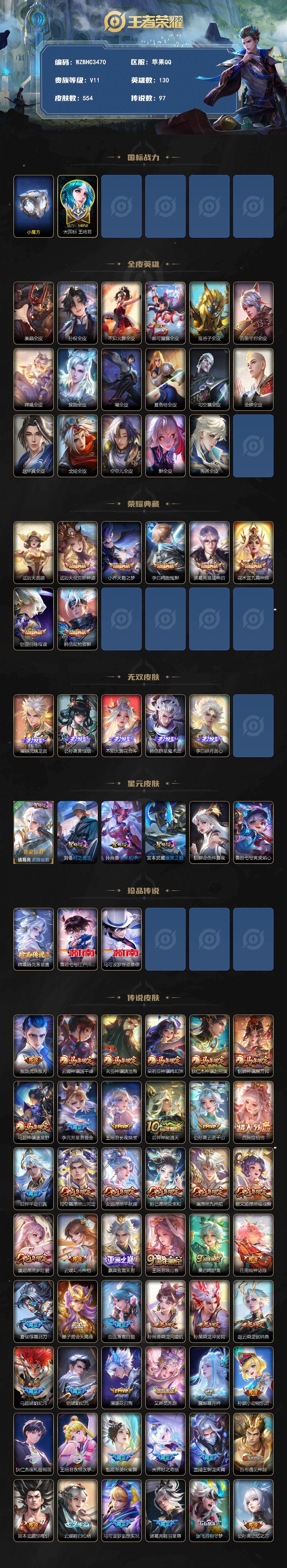 WZEY4361340王者荣耀账号详情图2