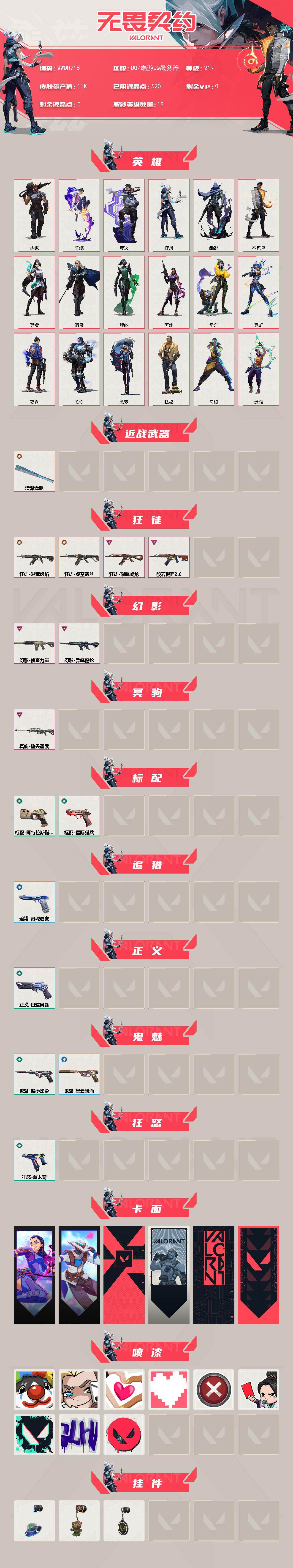 WWQEY442470无畏契约账号详情图2 WWQEY442470无畏契约账号详情图2