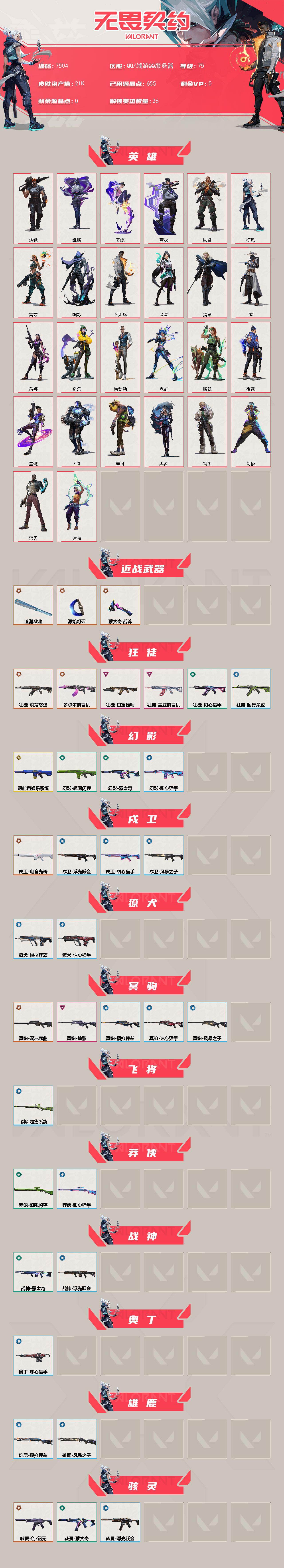 WWQXL442842无畏契约账号详情图2 WWQXL442842无畏契约账号详情图2