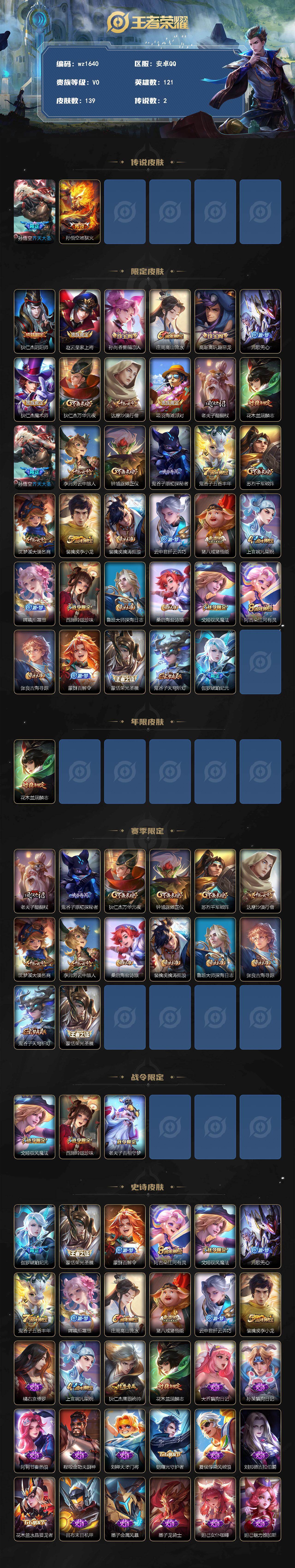 WZCMW4384465王者荣耀账号详情图2
