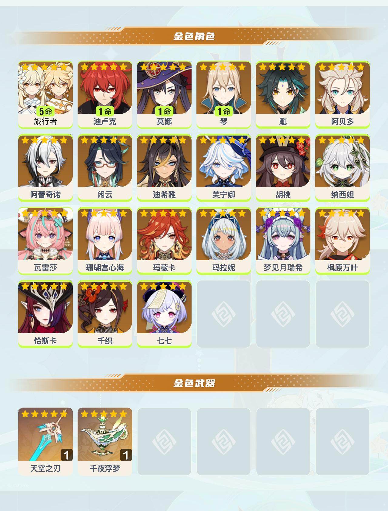 YSEY45843原神账号详情图3