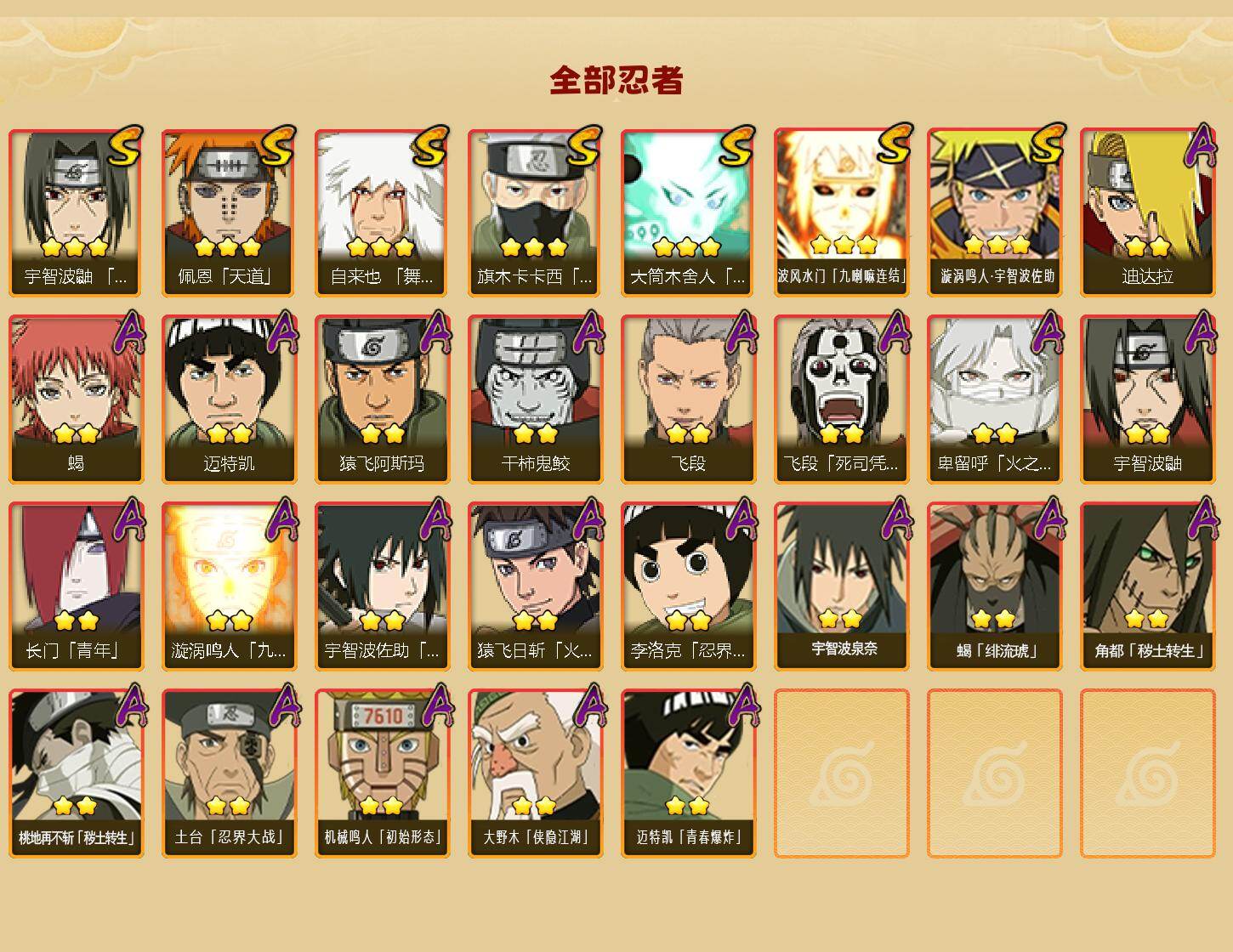 HYEY435633火影忍者账号详情图2