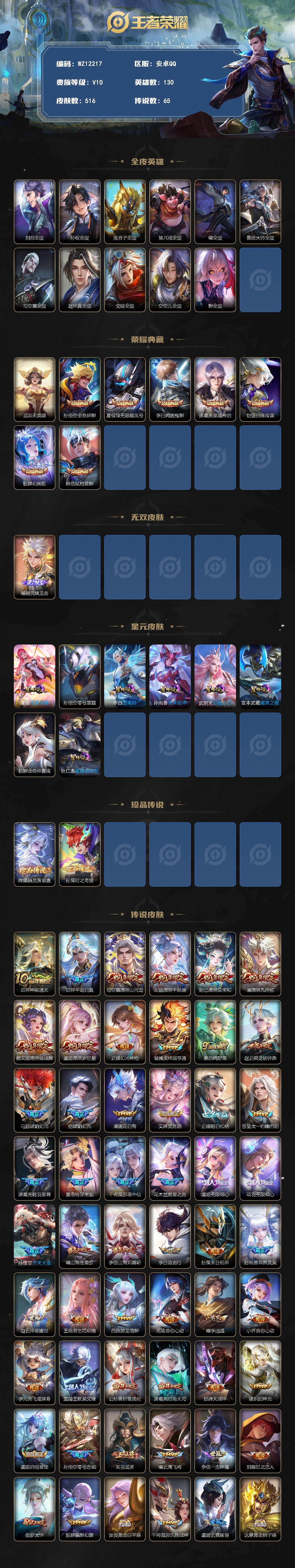 WZCMW4392583王者荣耀账号详情图2