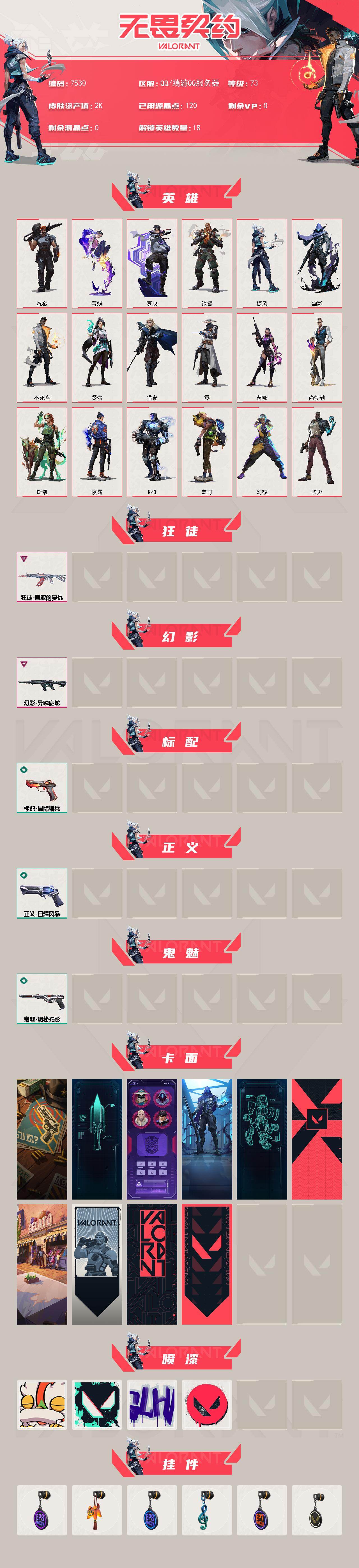 WWQXL442944无畏契约账号详情图2