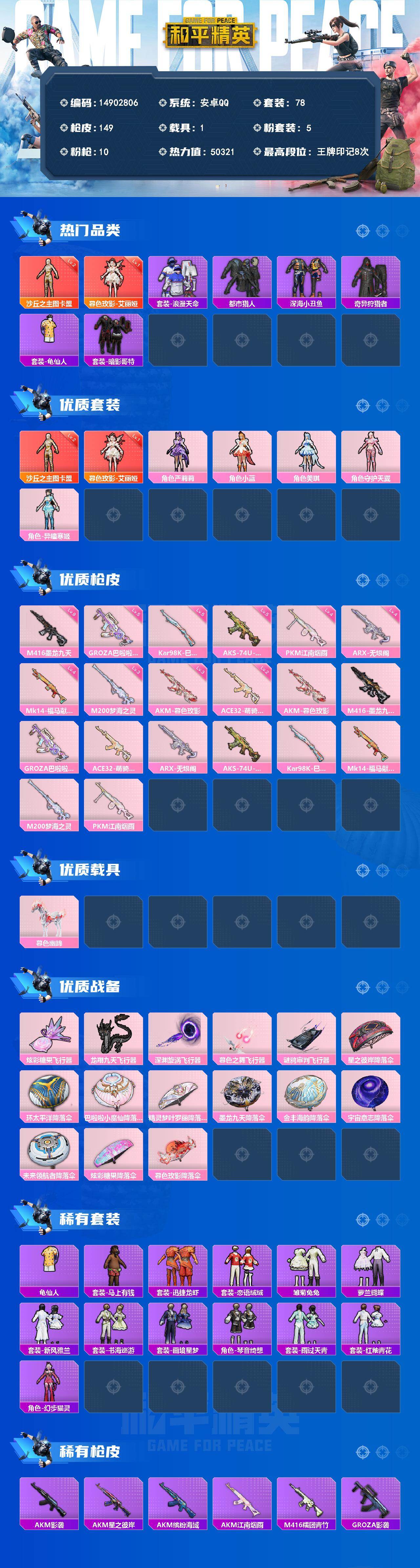 HPDN4221186和平精英账号详情图2