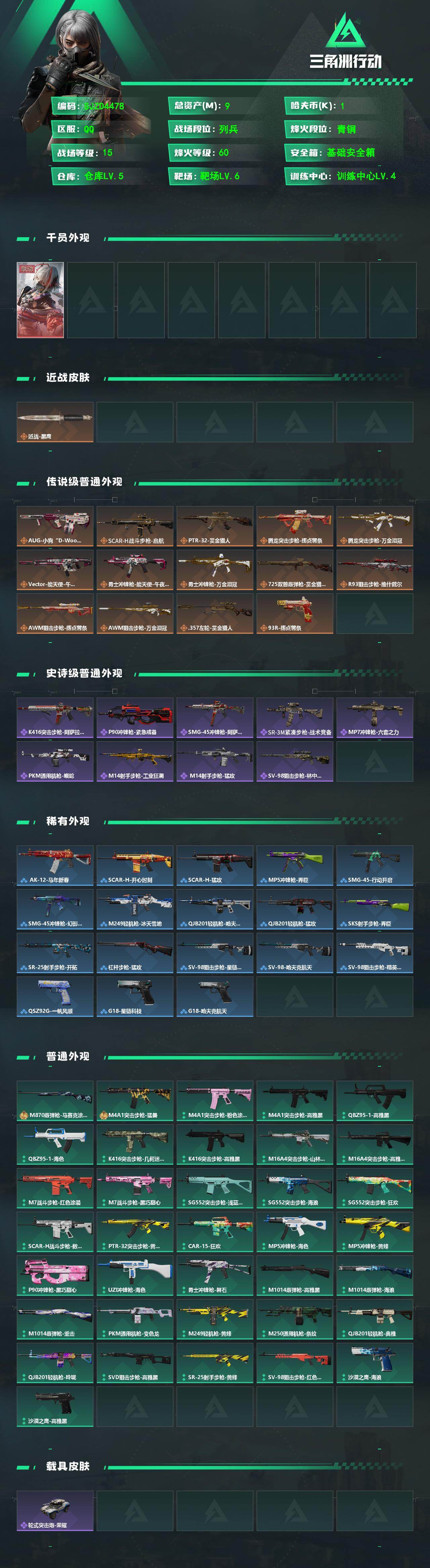 SJZEY4127752三角洲行动账号详情图2