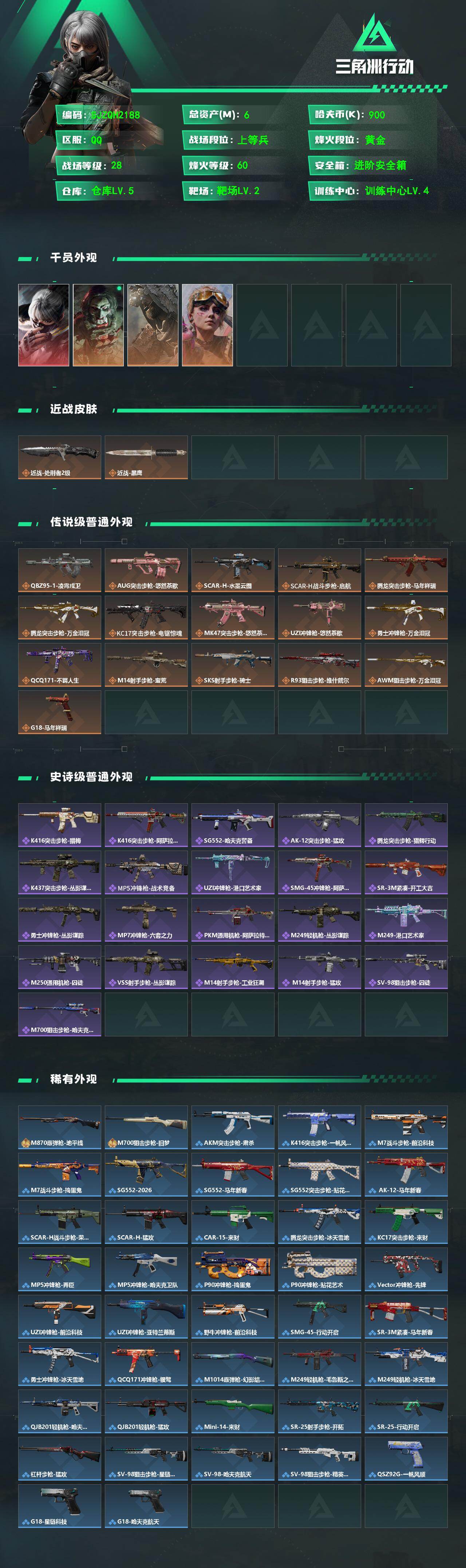 SJZEY4128013三角洲行动账号详情图2