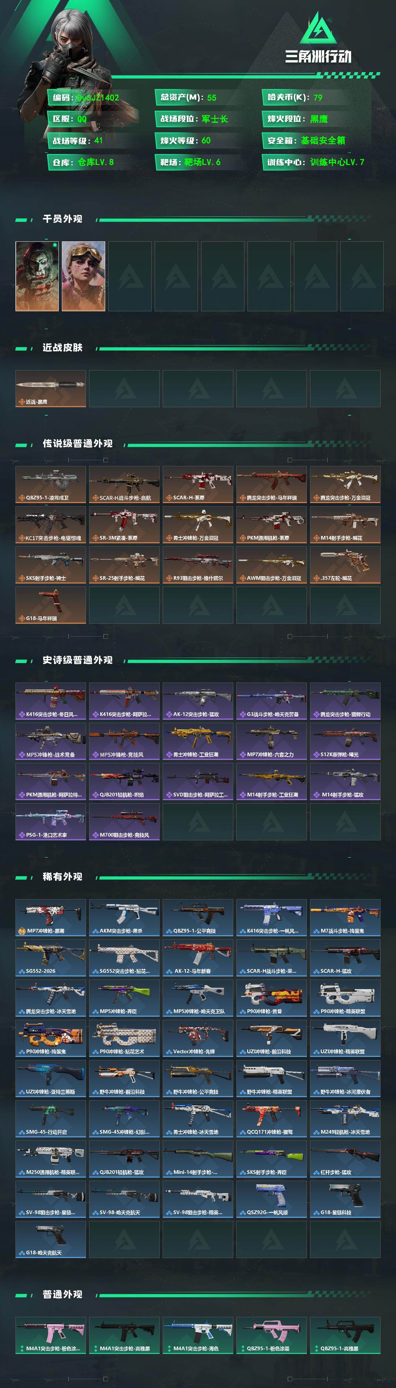 SJZYYT4128549三角洲行动账号详情图2