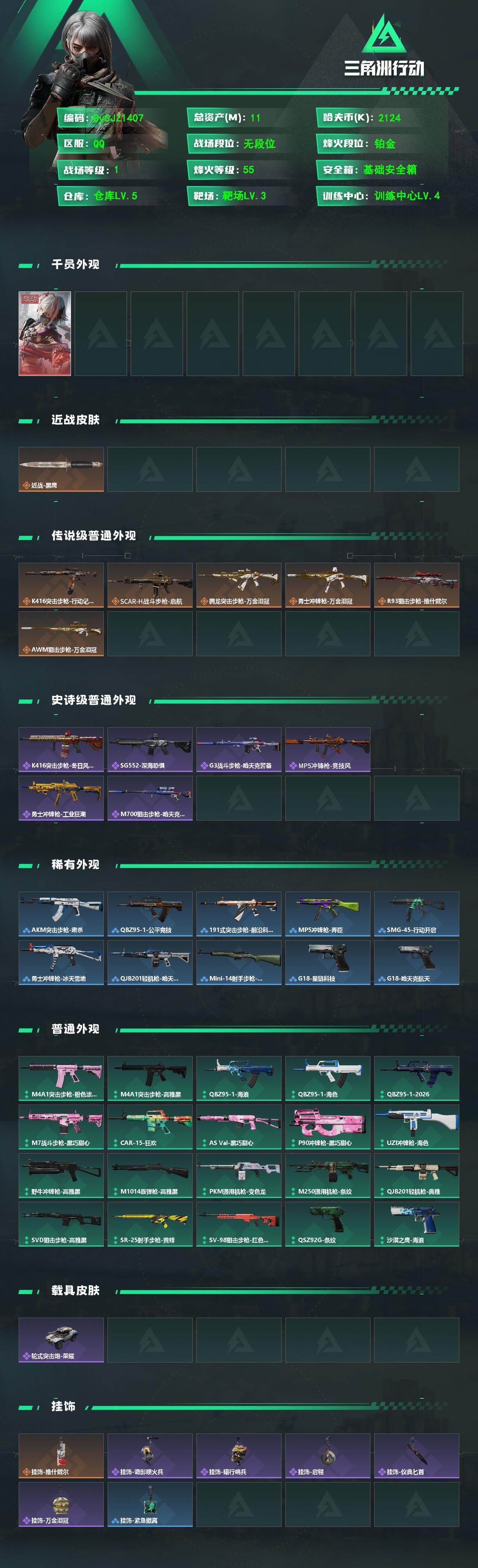 SJZYYT4128556三角洲行动账号详情图2
