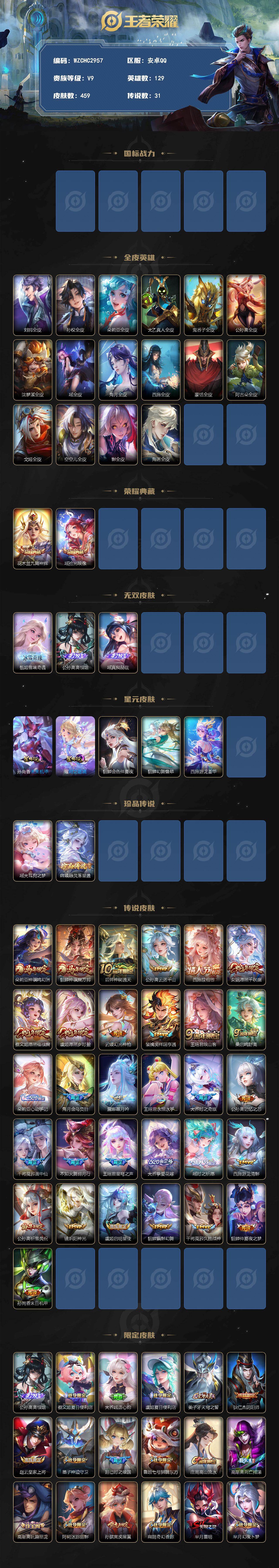 WZEY4383442王者荣耀账号详情图2