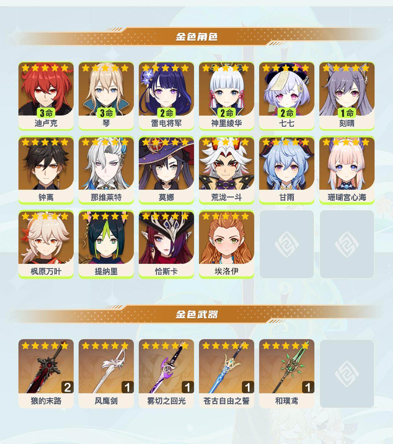 YSEY46774原神账号详情图3