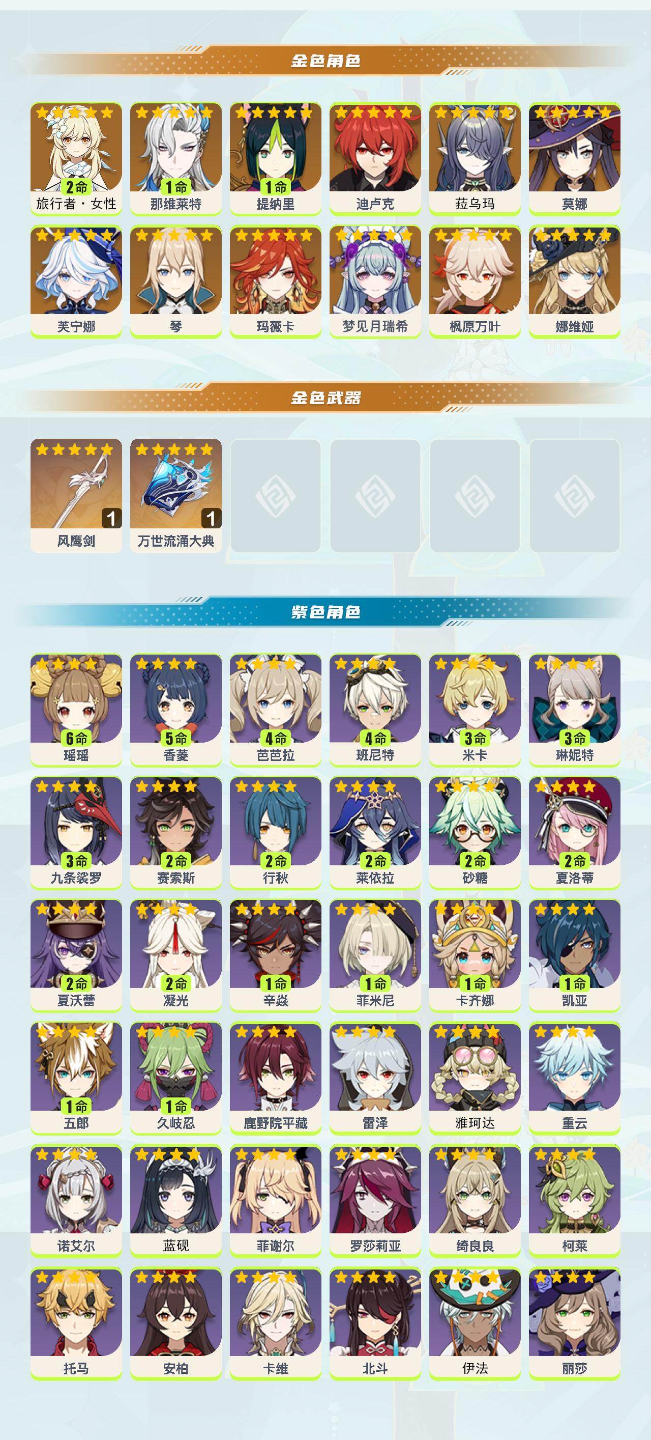 YSEY46801原神账号详情图2