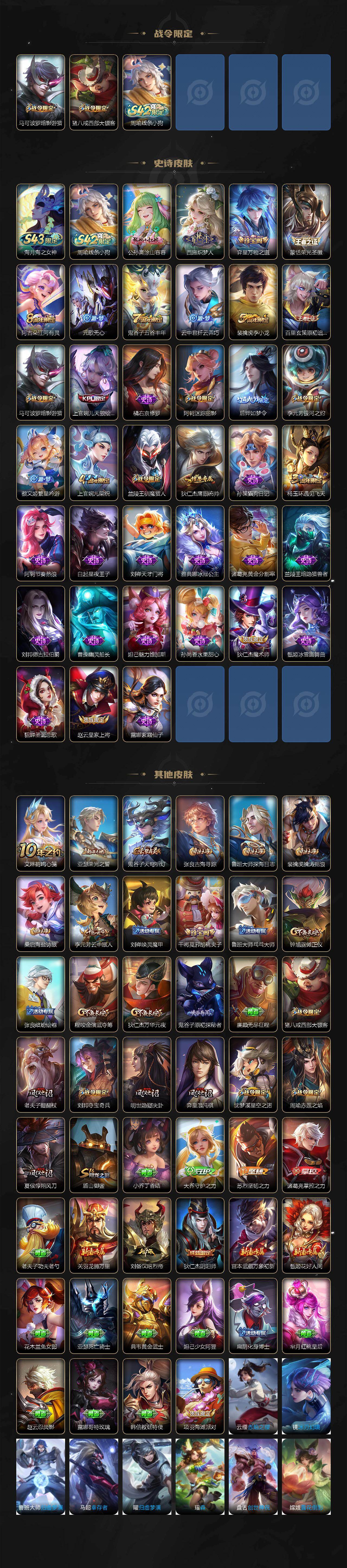 WZLFY4413830王者荣耀账号详情图3 WZLFY4413830王者荣耀账号详情图3
