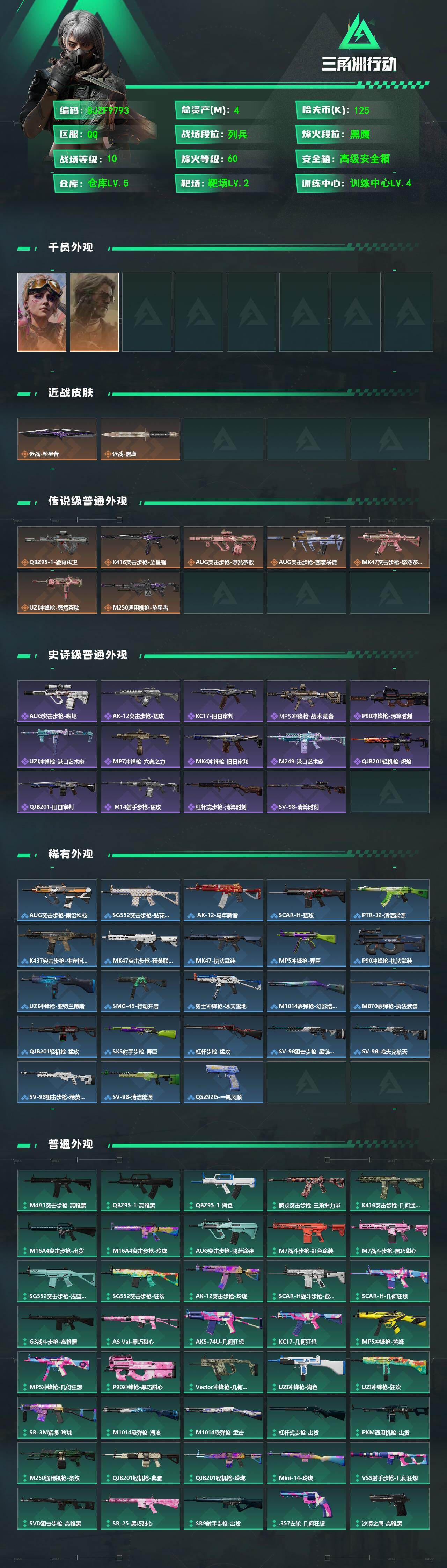 SJZEY4153817三角洲行动账号详情图2