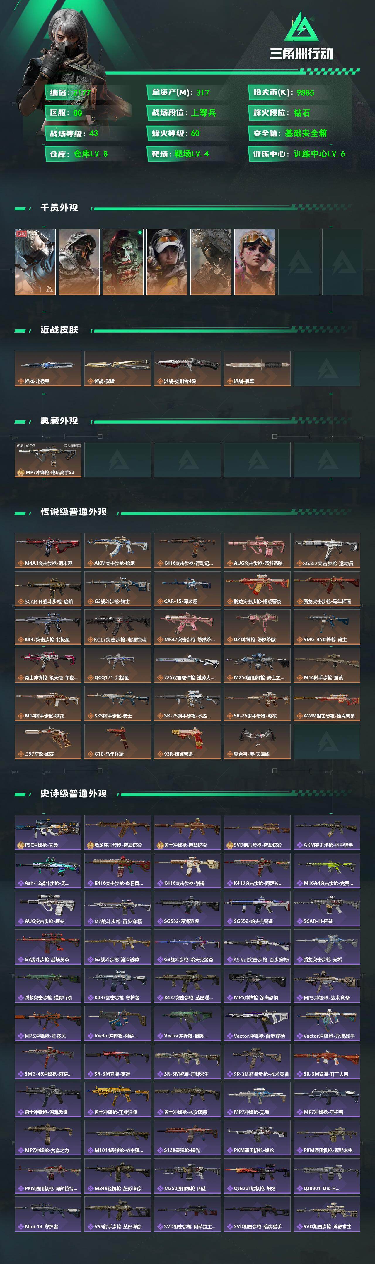SJZEY4154401三角洲行动账号详情图3