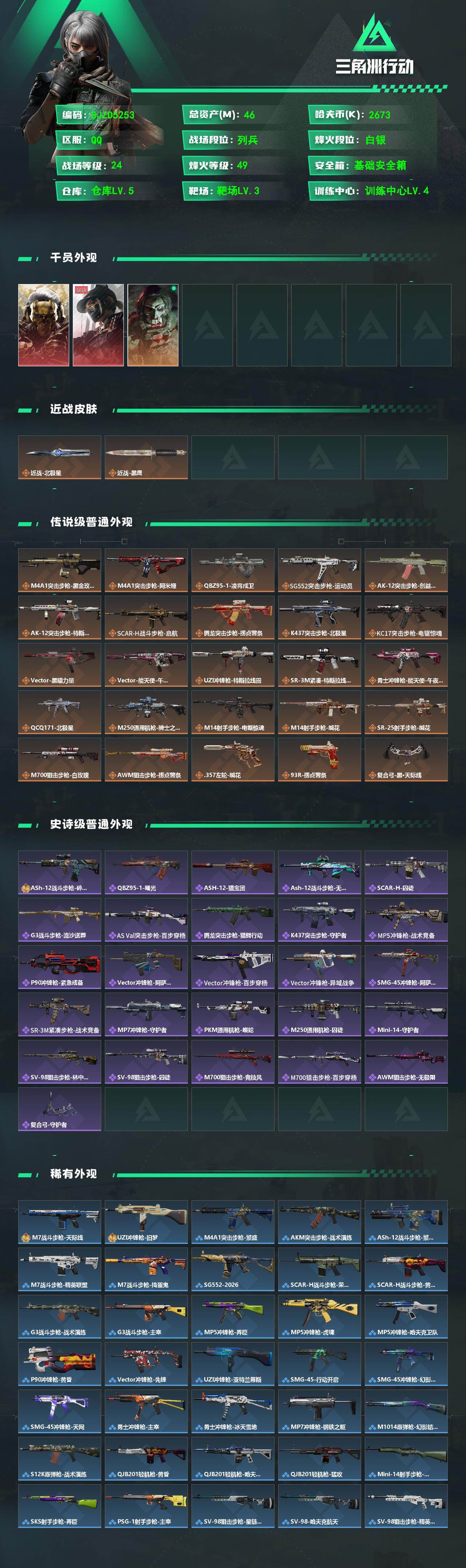 SJZEY4156002三角洲行动账号详情图2 SJZEY4156002三角洲行动账号详情图2