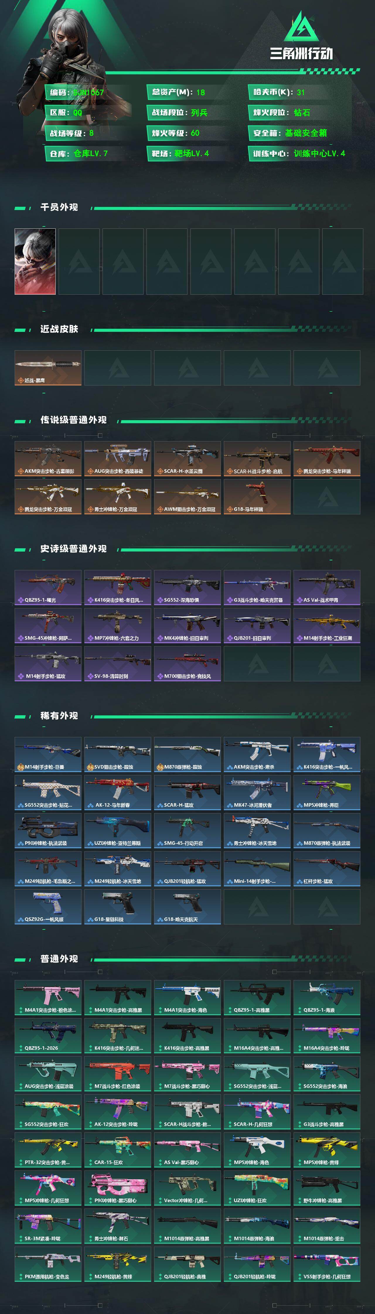 SJZEY4157622三角洲行动账号详情图2
