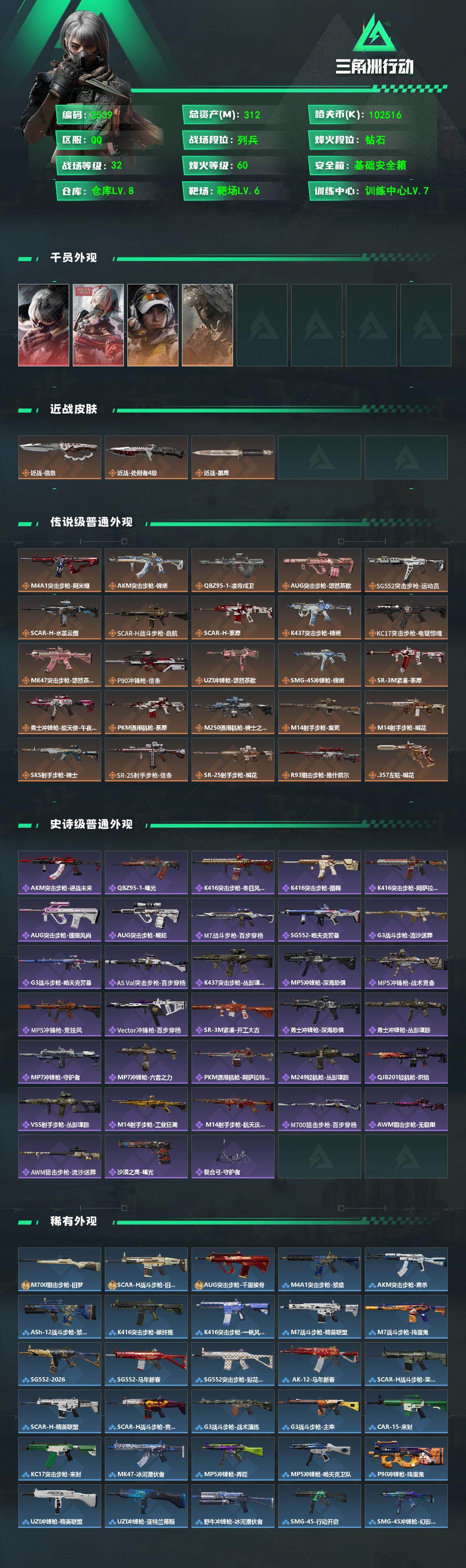 SJZEY4157290三角洲行动账号详情图3