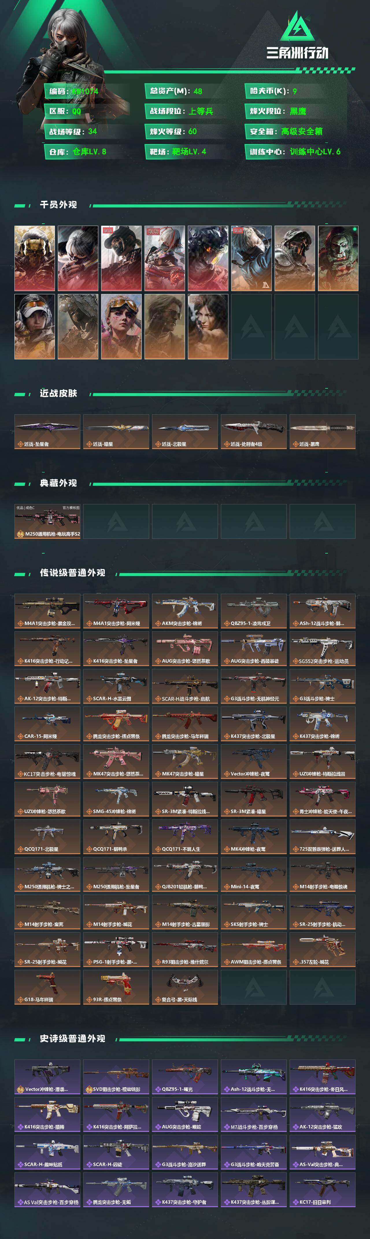 SJZEY4157608三角洲行动账号详情图2