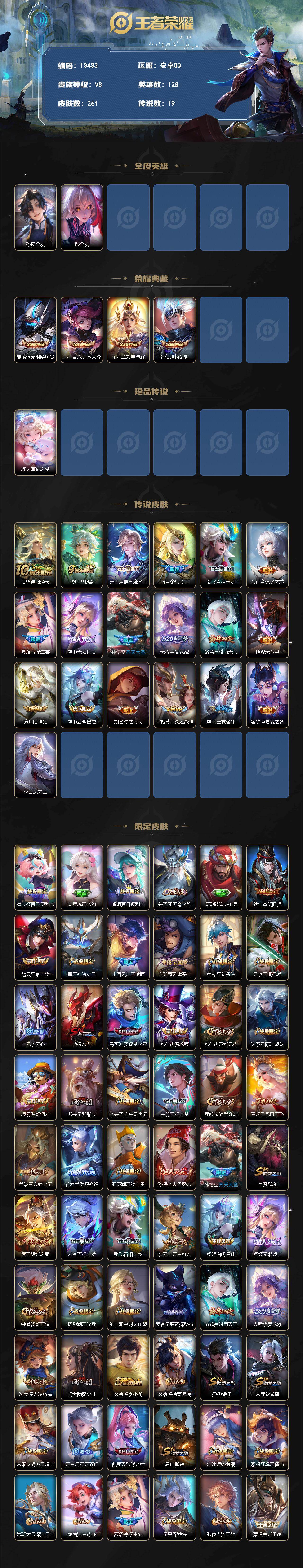 WZEY4422368王者荣耀账号详情图2