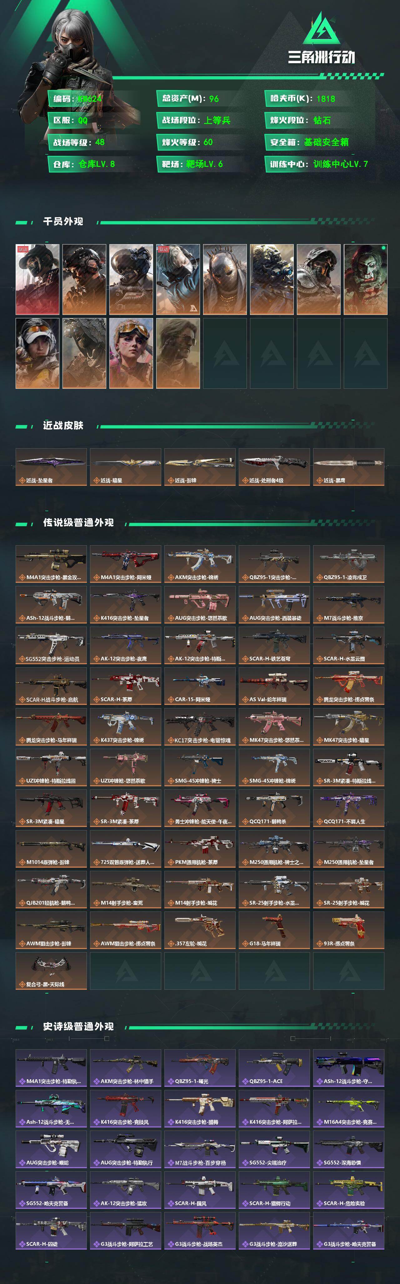 SJZEY4158613三角洲行动账号详情图3 SJZEY4158613三角洲行动账号详情图3