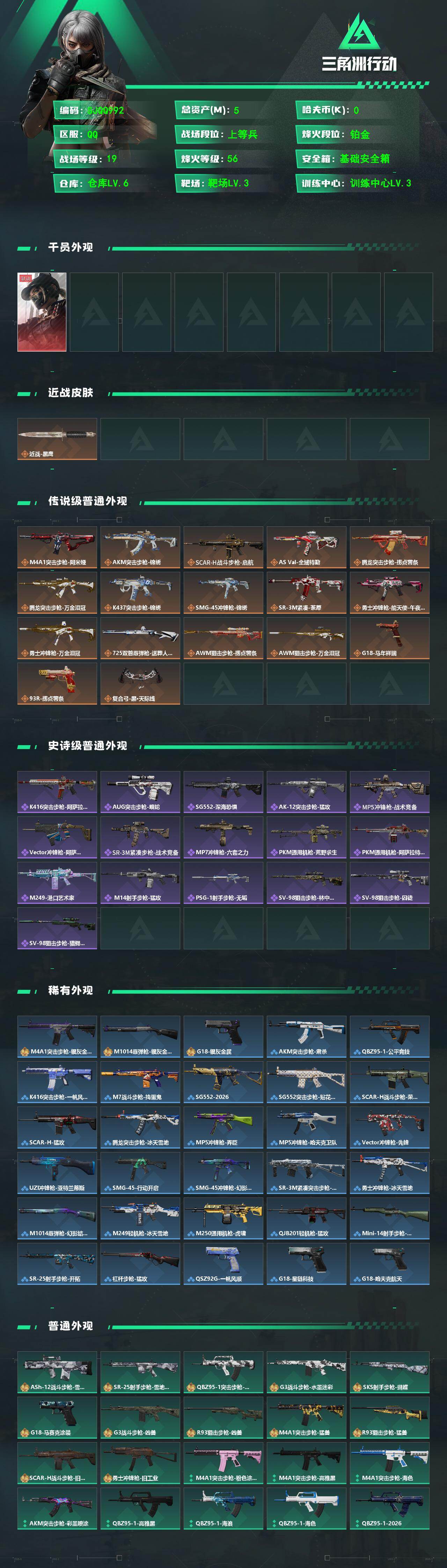 SJZEY4159575三角洲行动账号详情图2