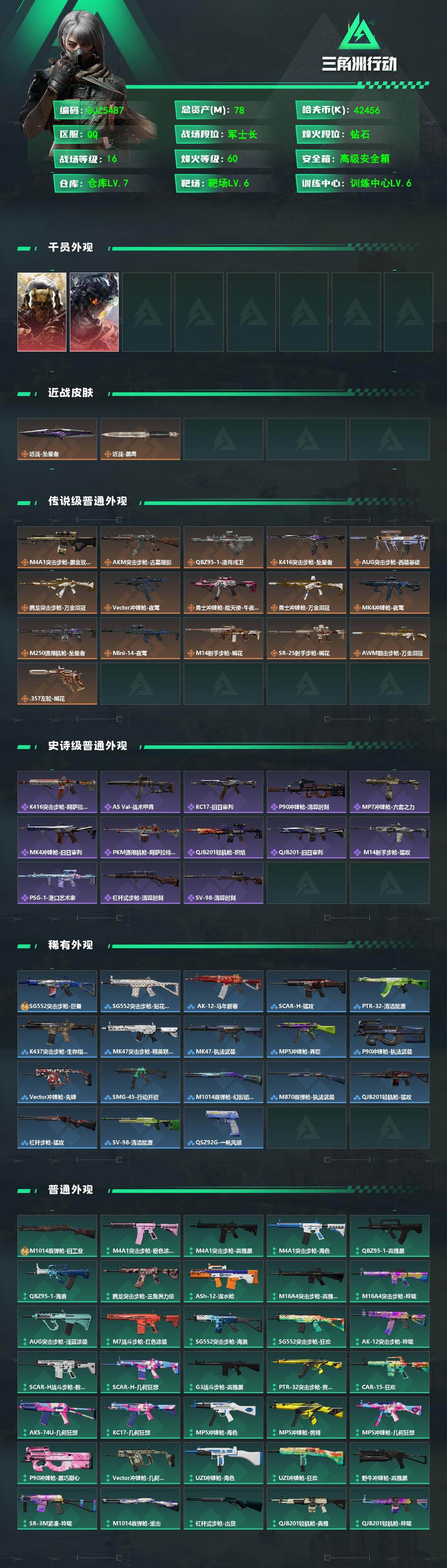 SJZEY4159590三角洲行动账号详情图2