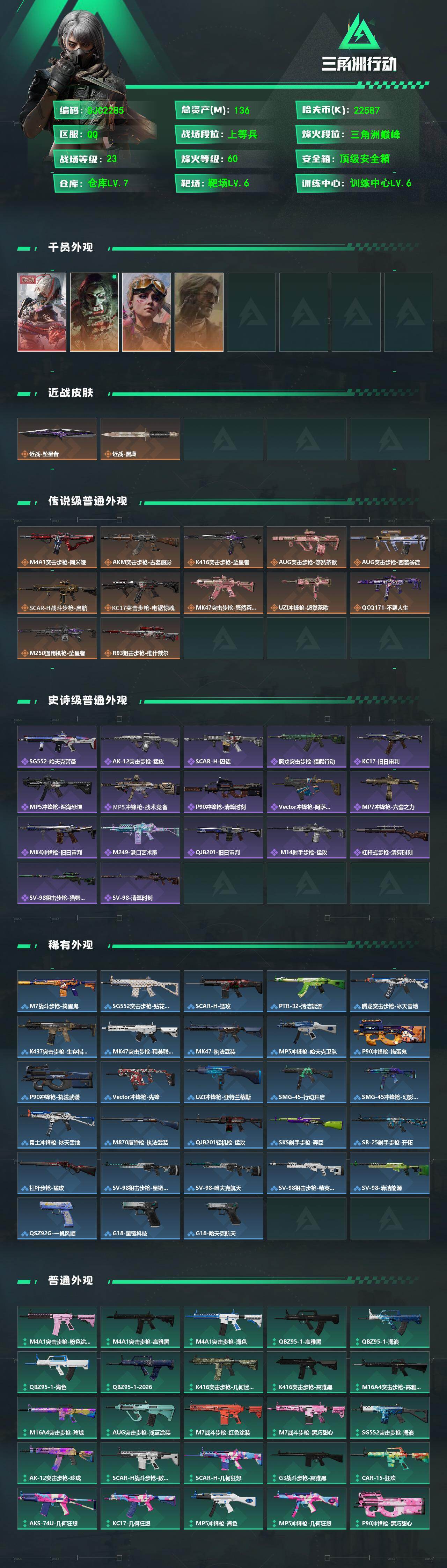 SJZEY4160099三角洲行动账号详情图2