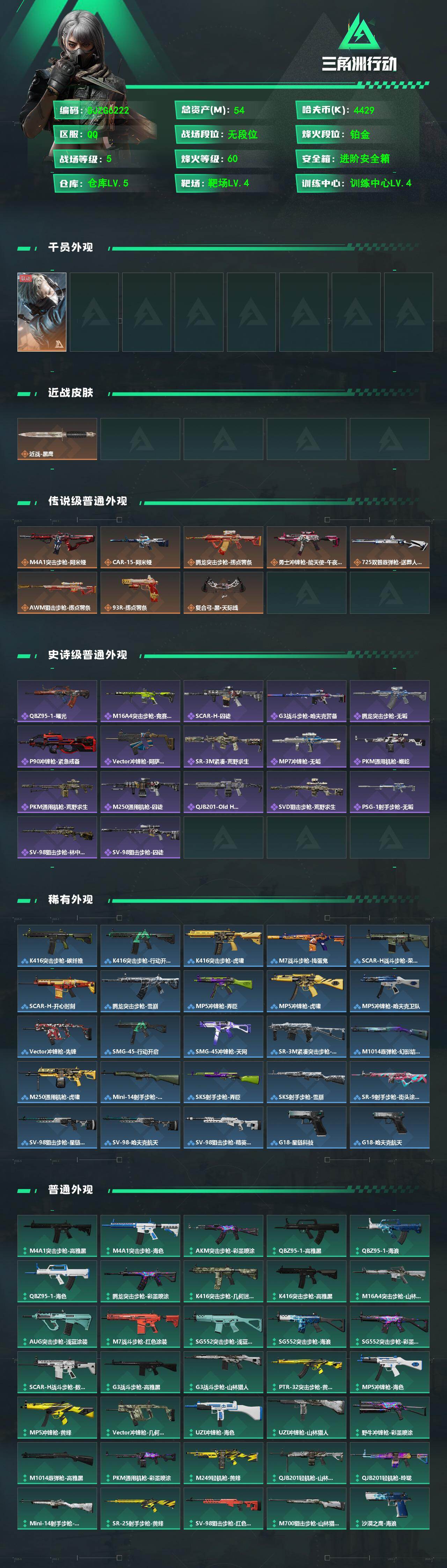 SJZEY4161808三角洲行动账号详情图2