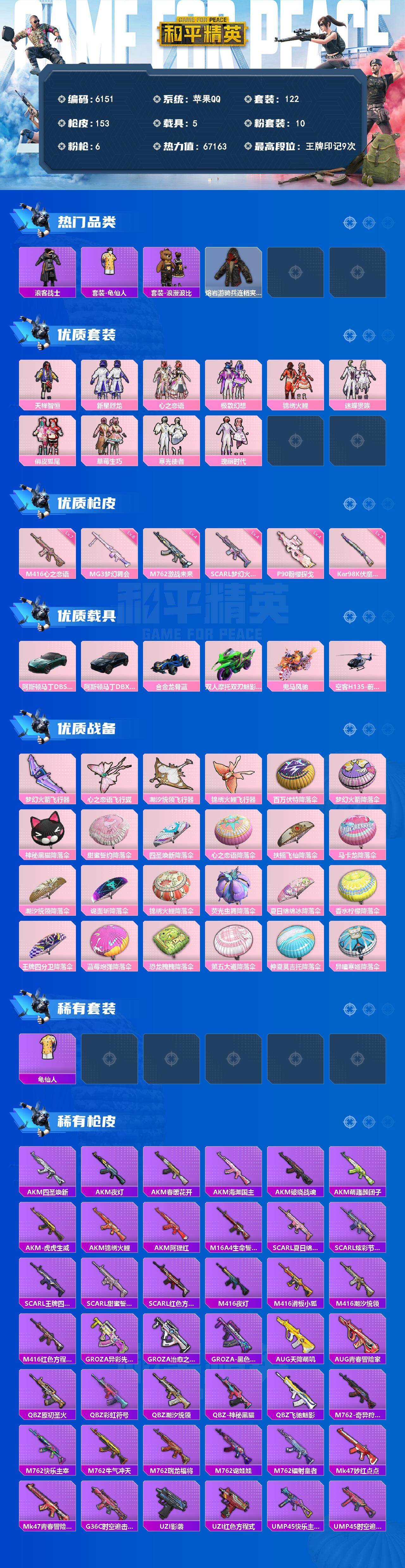 HPLX4274804和平精英账号详情图2