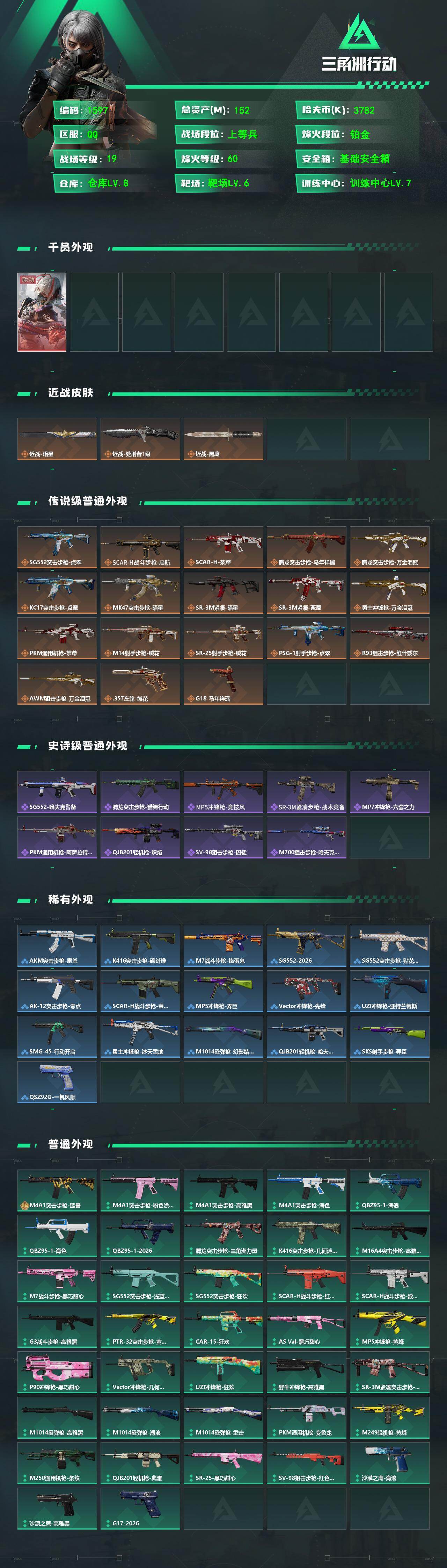 SJZQM4161376三角洲行动账号详情图3 SJZQM4161376三角洲行动账号详情图3