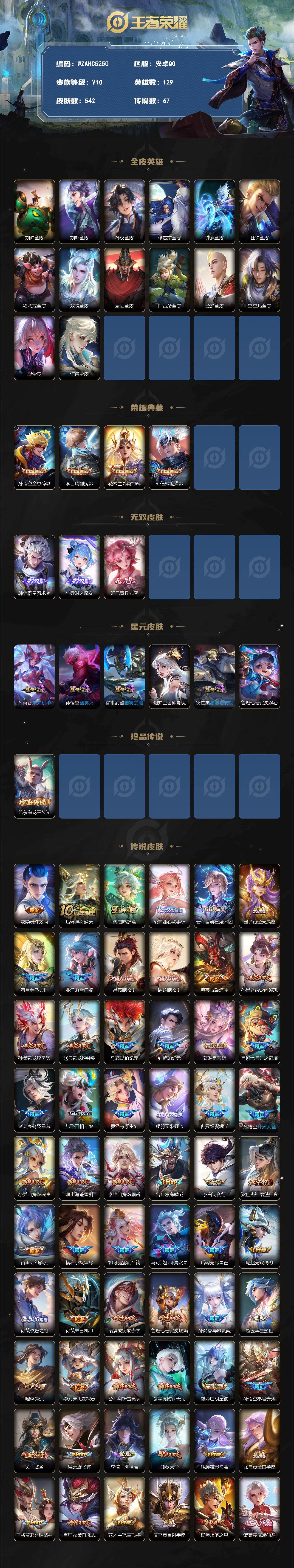 WZEY4430670王者荣耀账号详情图2