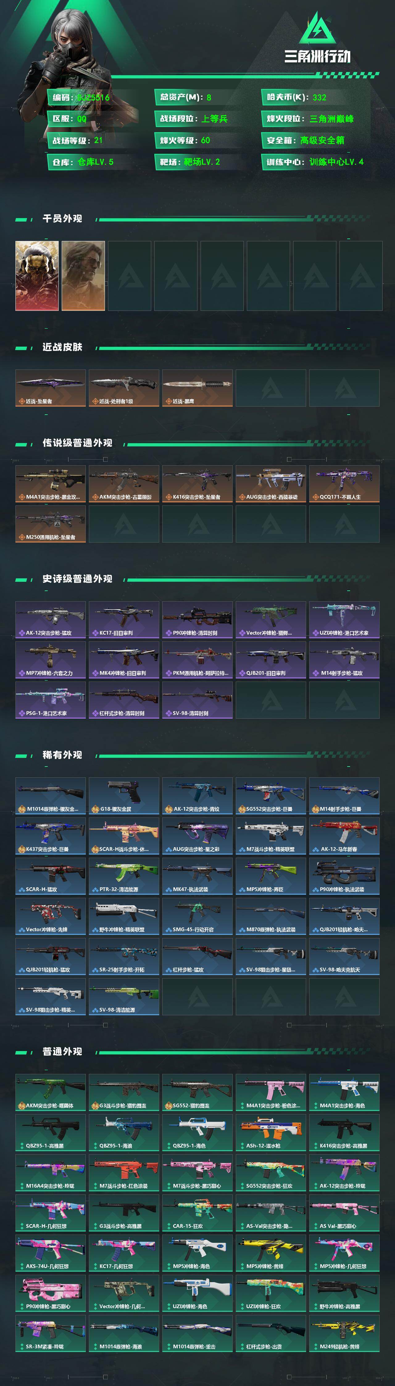SJZEY4165403三角洲行动账号详情图2
