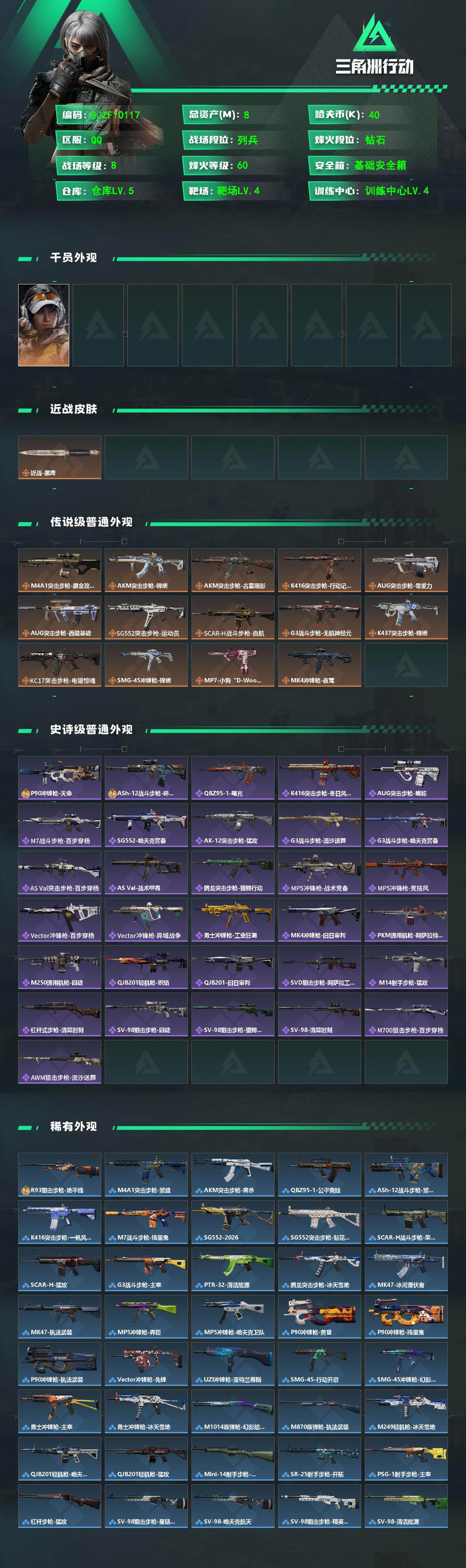 SJZEY4164391三角洲行动账号详情图2