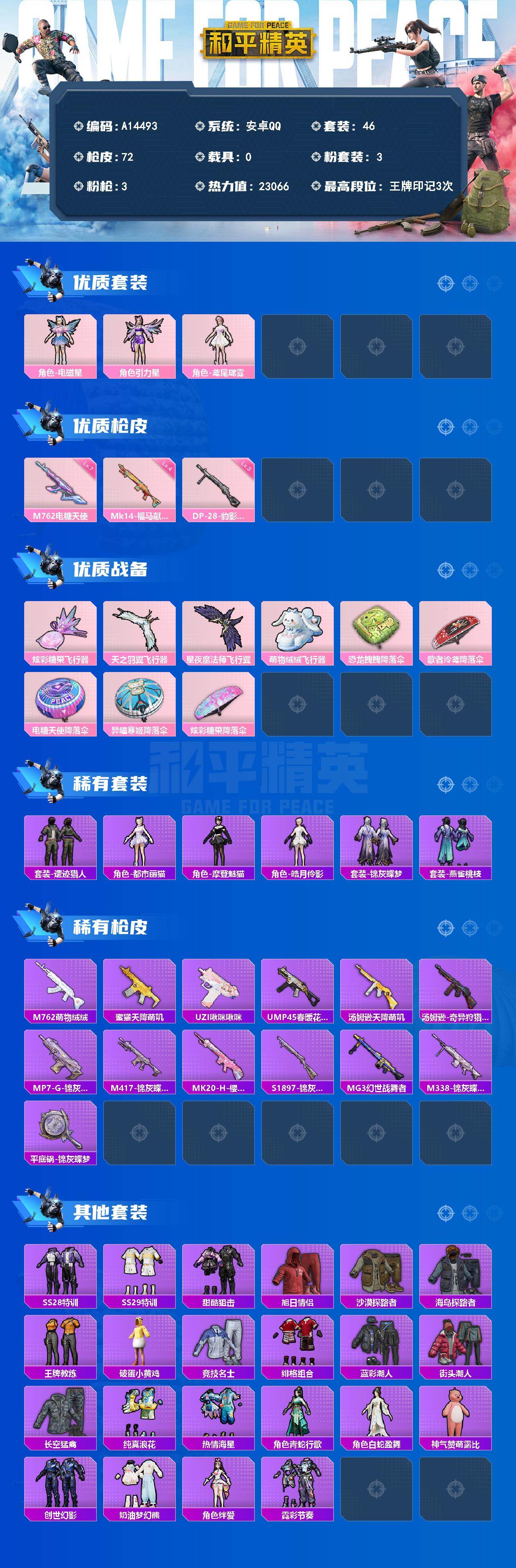 HPEY4265263和平精英账号详情图2