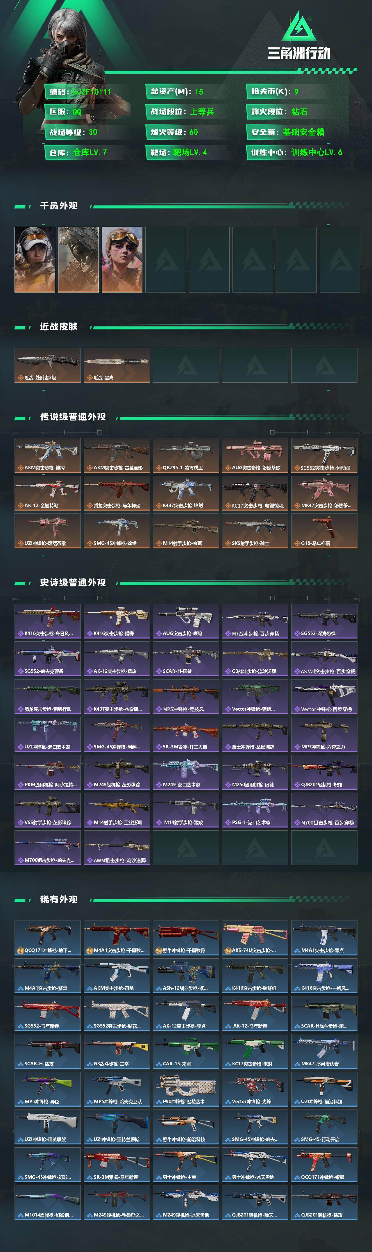 SJZEY4165453三角洲行动账号详情图2