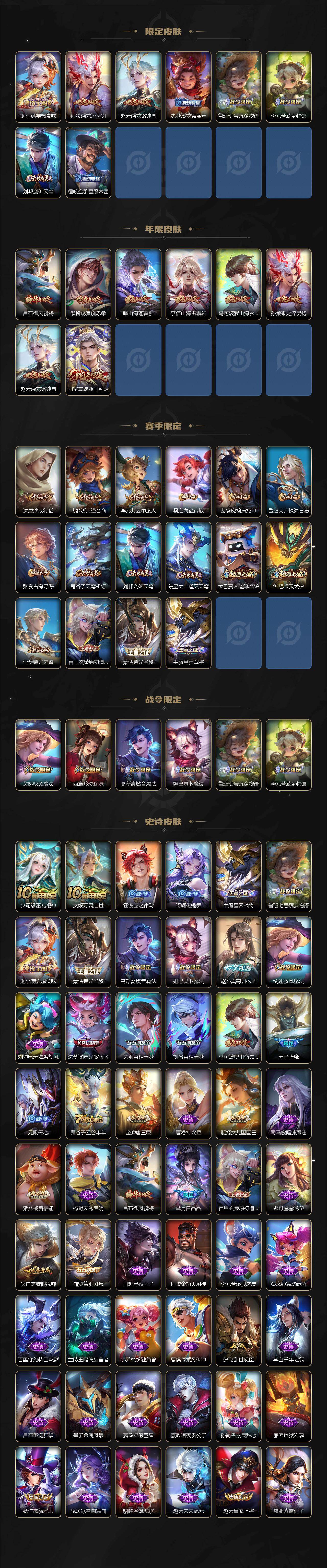 WZJM4433070王者荣耀账号详情图3 WZJM4433070王者荣耀账号详情图3