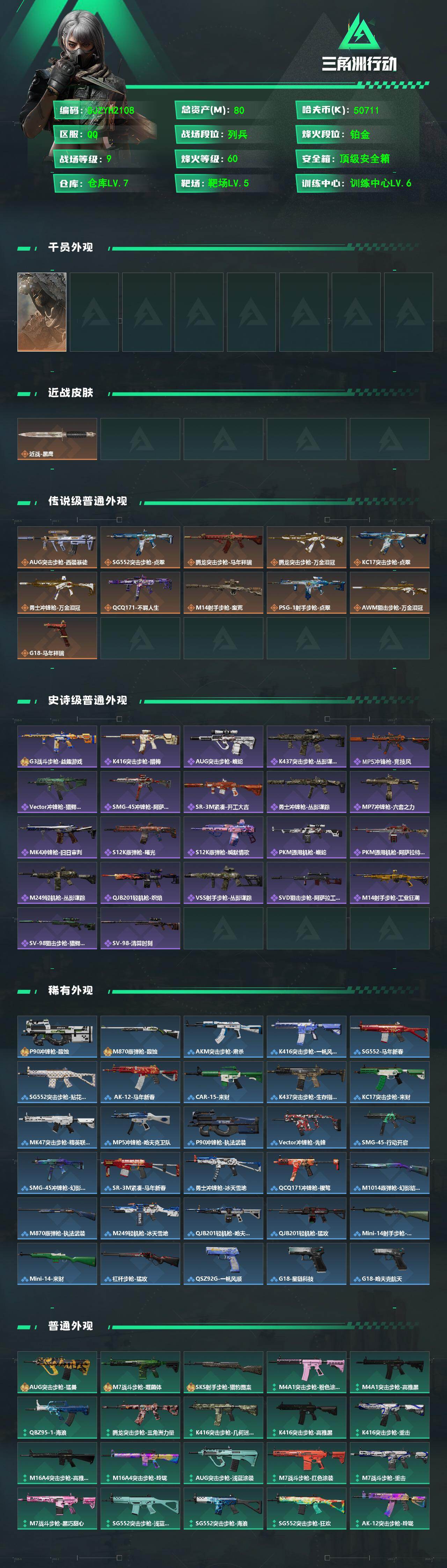 SJZEY4165654三角洲行动账号详情图2