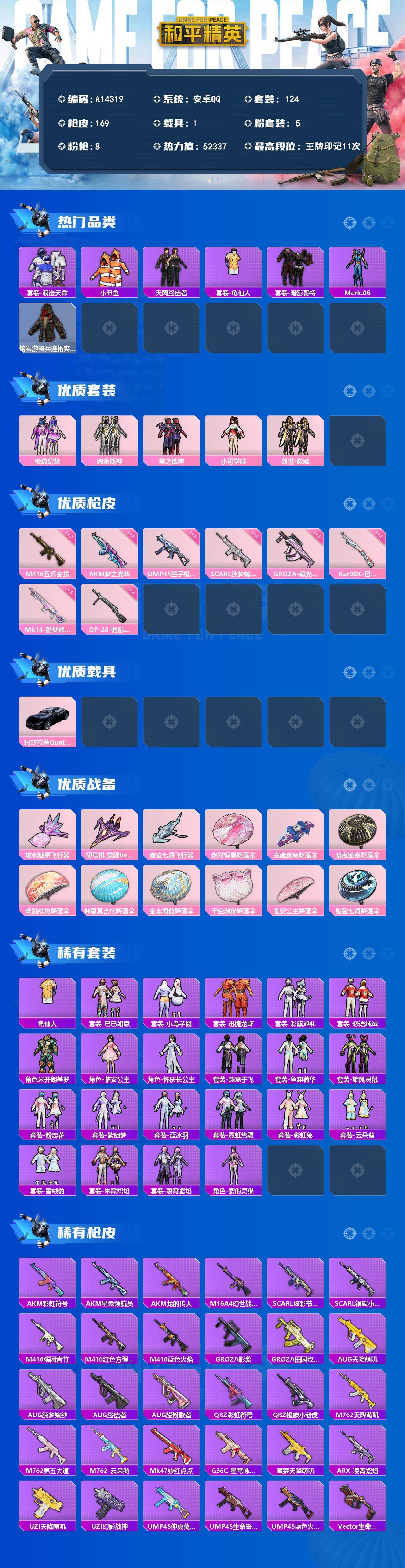 HPEY4260738和平精英账号详情图2