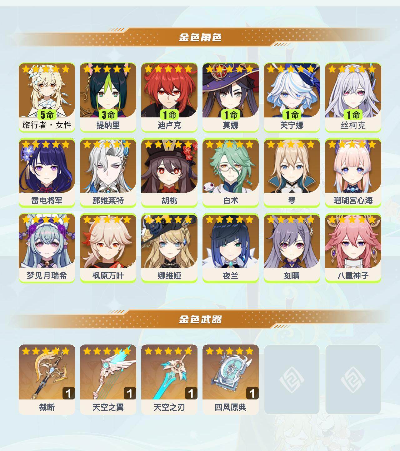 YSEY47962原神账号详情图3