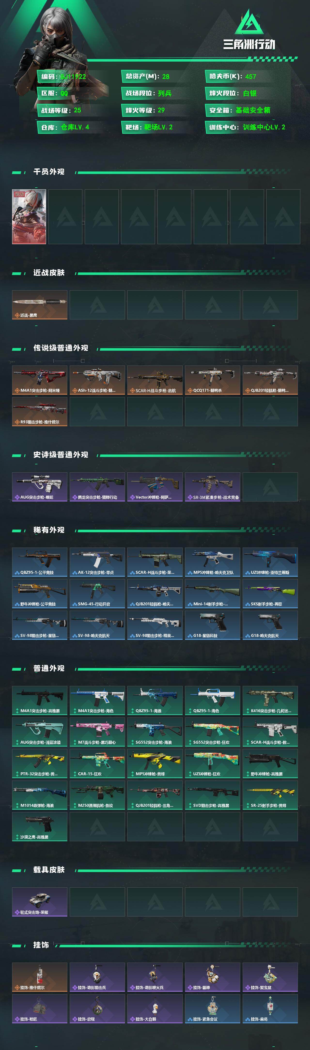 SJZEY4185330三角洲行动账号详情图2