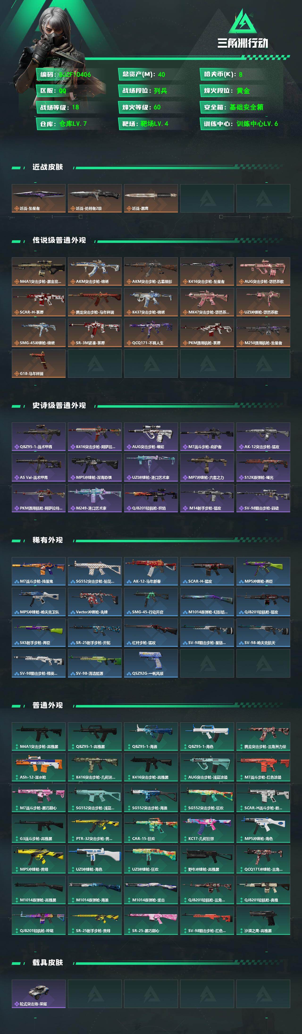 SJZQM4184812三角洲行动账号详情图3 SJZQM4184812三角洲行动账号详情图3
