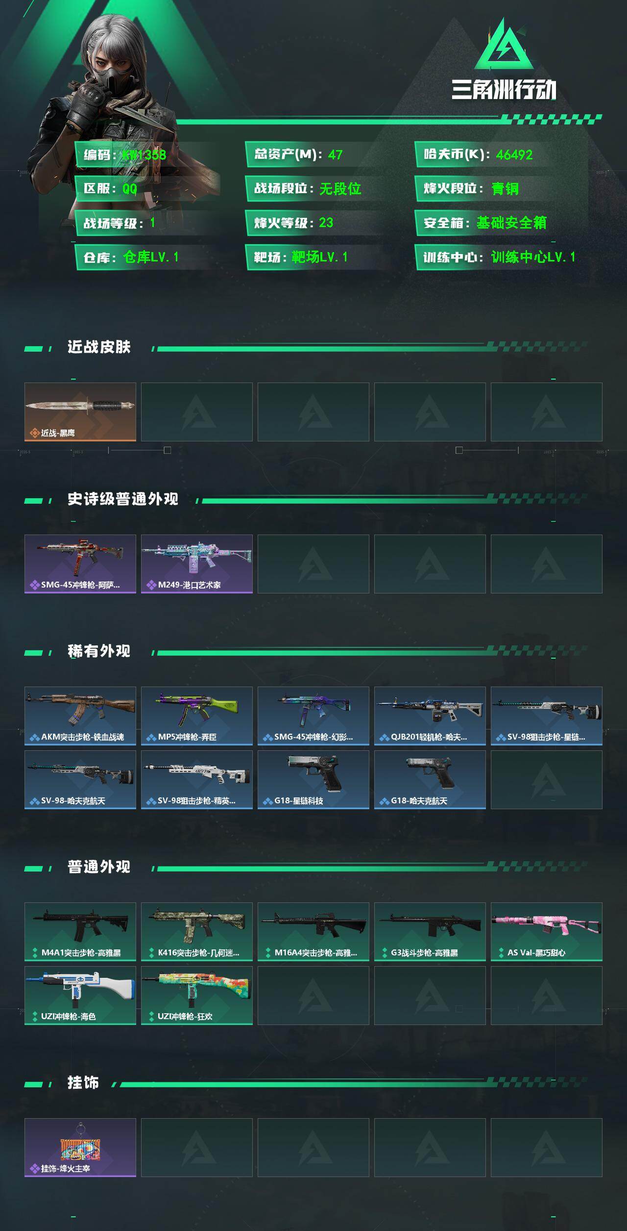 SJZEY4186881三角洲行动账号详情图2 SJZEY4186881三角洲行动账号详情图2