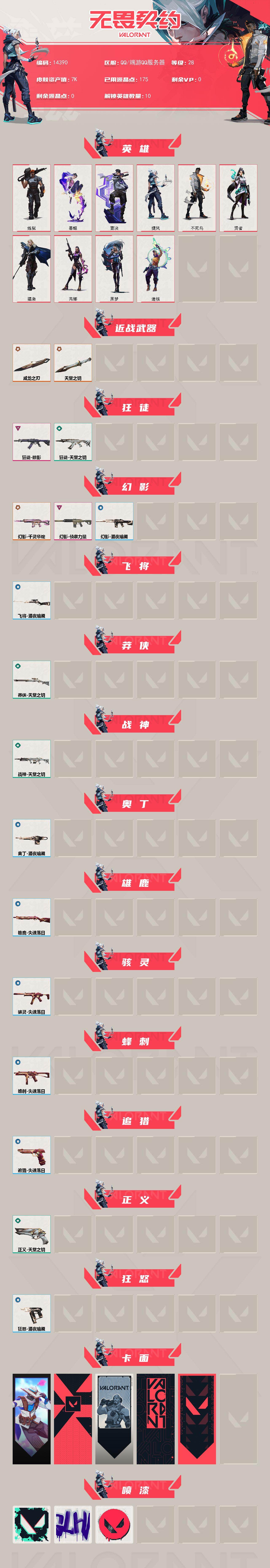 WWQXL474062无畏契约账号详情图2 WWQXL474062无畏契约账号详情图2