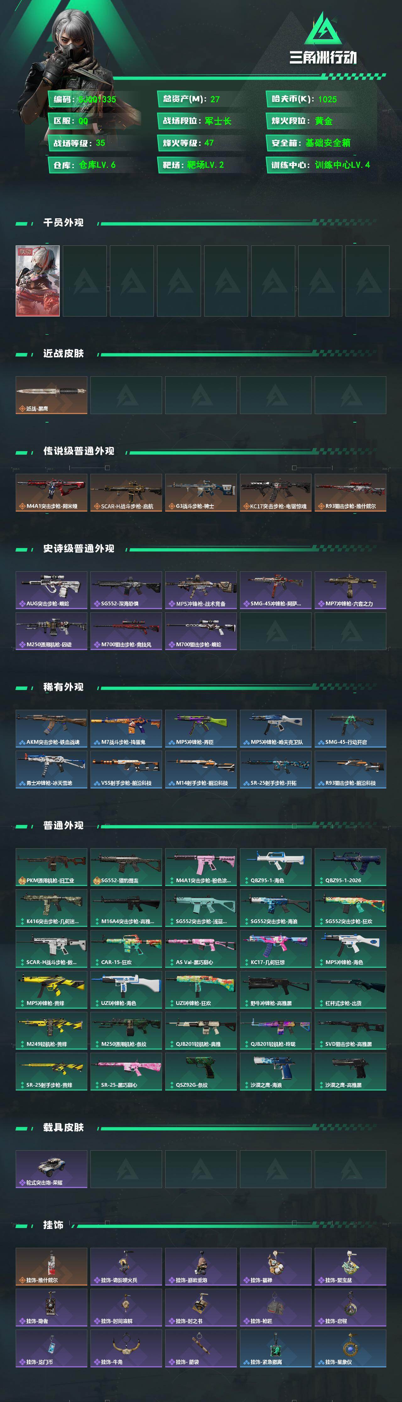 SJZEY4190431三角洲行动账号详情图2